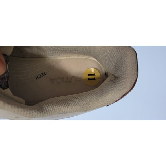 Nautica Mens White Lace Up Walking Sneaker Size 11 Stafford - Picture 5 of 10